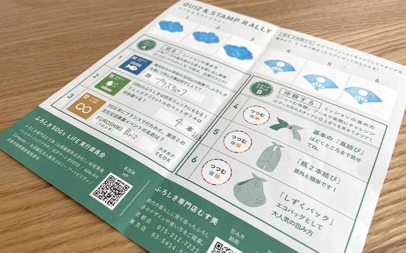 yふろしきSDGs LIFE2023 スタンプラリー